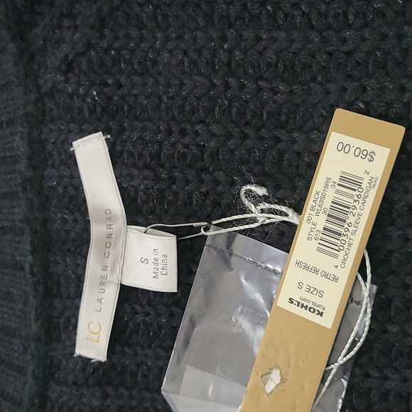 LC Lauren Conrad Black Sweater - Picture 8 of 9